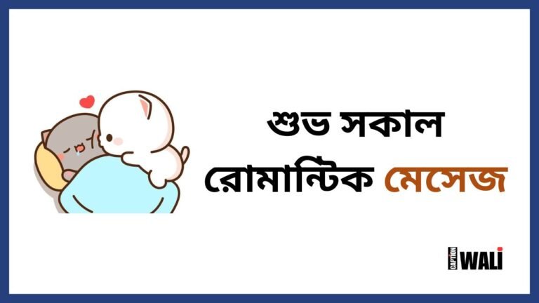 শুভ সকাল রোমান্টিক মেসেজ